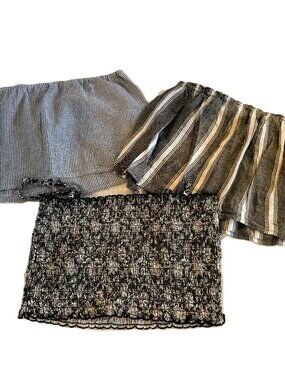Crop Top Bundle Lot of 3 Black